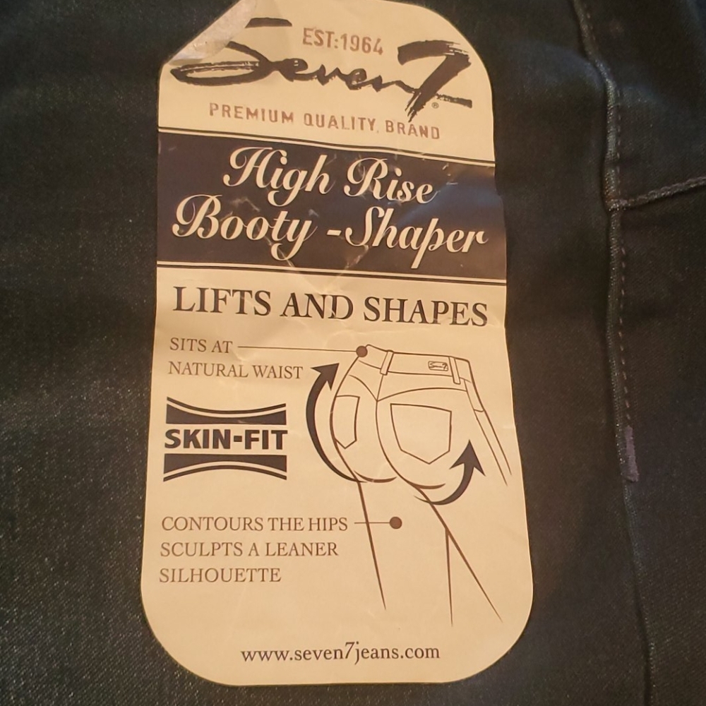 Seven 7 Size 6 Jeans high rise skinny - Picture 2 of 10